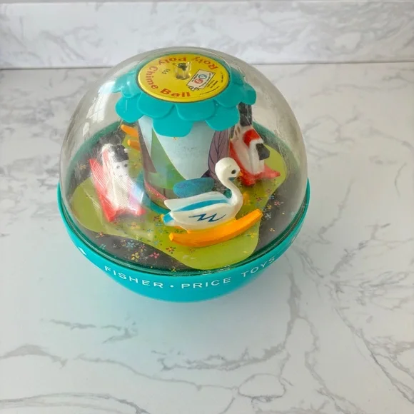 Vintage fisher-Price Roly Poly chime ball - Picture 4 of 7